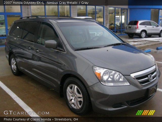 2007 Honda Odyssey EX-L in Nimbus Gray Metallic