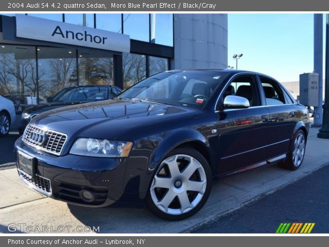 2004 Audi S4 4.2 quattro Sedan in Moro Blue Pearl Effect