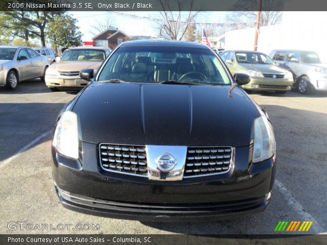 2006 Nissan Maxima 3.5 SE in Onyx Black