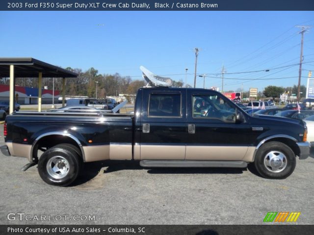 2003 Ford F350 Super Duty XLT Crew Cab Dually in Black