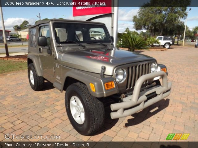 2006 Jeep Wrangler X 4x4 in Light Khaki Metallic