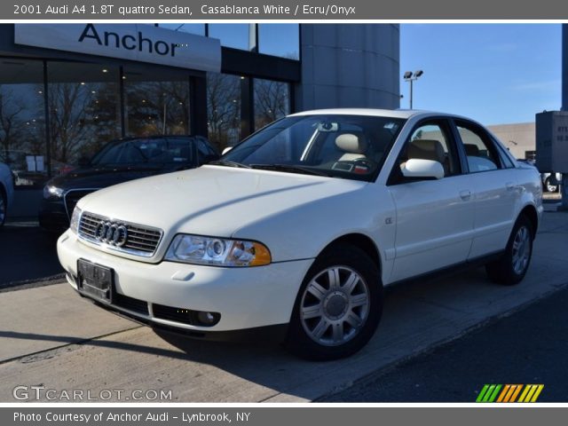 2001 Audi A4 1.8T quattro Sedan in Casablanca White