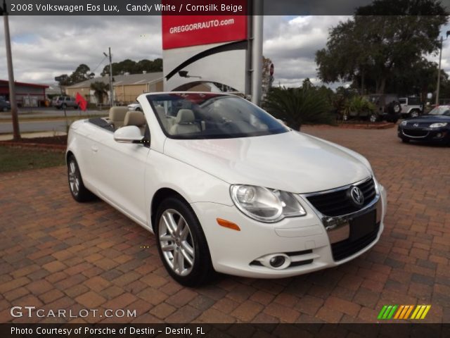 2008 Volkswagen Eos Lux in Candy White