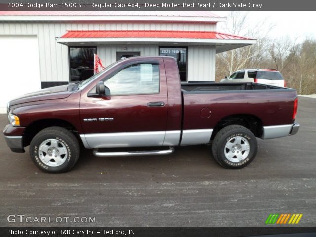 2004 Dodge Ram 1500 SLT Regular Cab 4x4 in Deep Molten Red Pearl