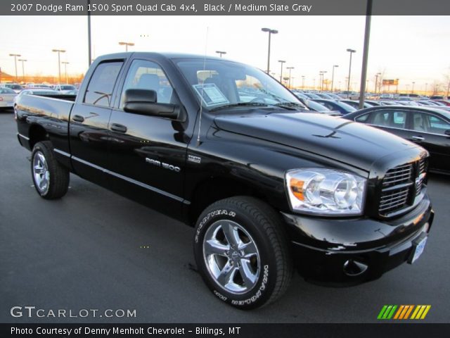 2007 Dodge Ram 1500 Sport Quad Cab 4x4 in Black