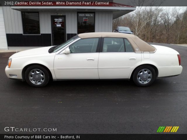 2002 Cadillac DeVille Sedan in White Diamond Pearl