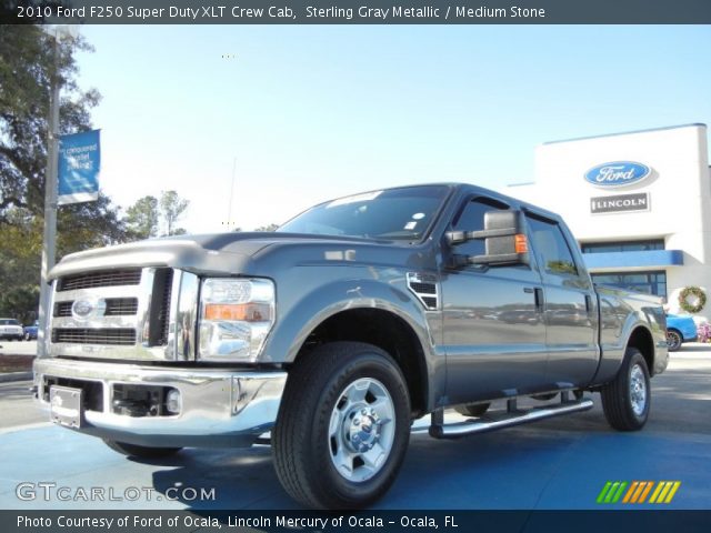 2010 Ford F250 Super Duty XLT Crew Cab in Sterling Gray Metallic