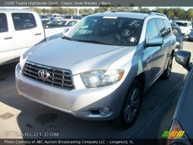 2008 Toyota Highlander Sport in Classic Silver Metallic
