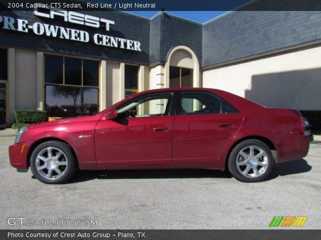 2004 Cadillac CTS Sedan in Red Line