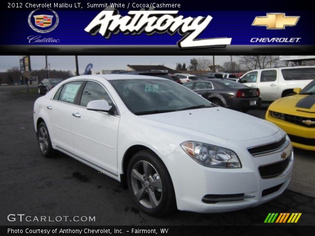 2012 Chevrolet Malibu LT in Summit White