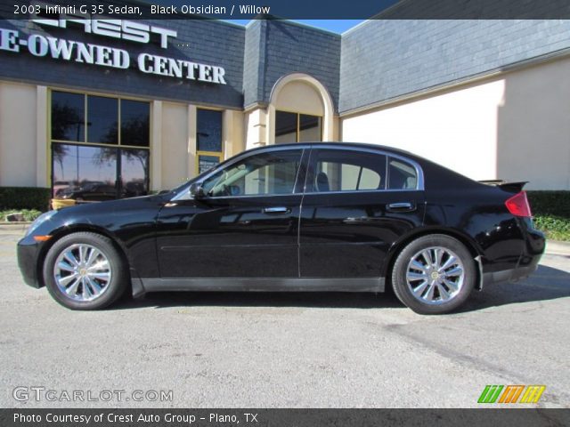 2003 Infiniti G 35 Sedan in Black Obsidian
