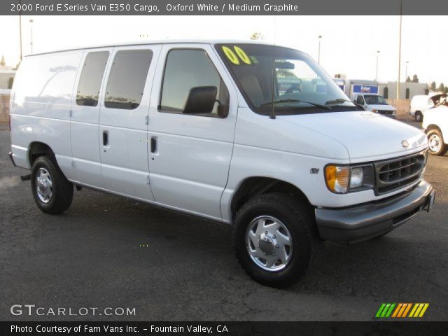 2000 Ford E Series Van E350 Cargo in Oxford White