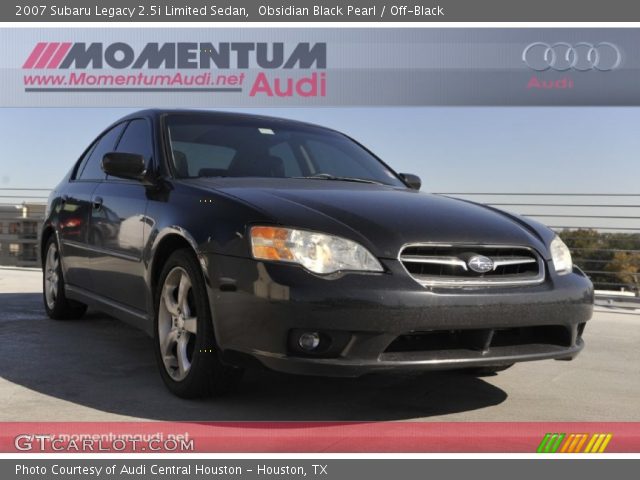 2007 Subaru Legacy 2.5i Limited Sedan in Obsidian Black Pearl
