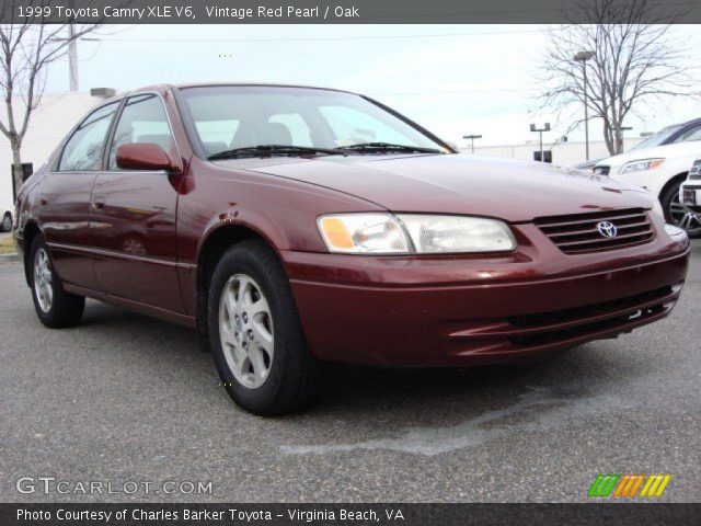 1999 Toyota Camry XLE V6 in Vintage Red Pearl