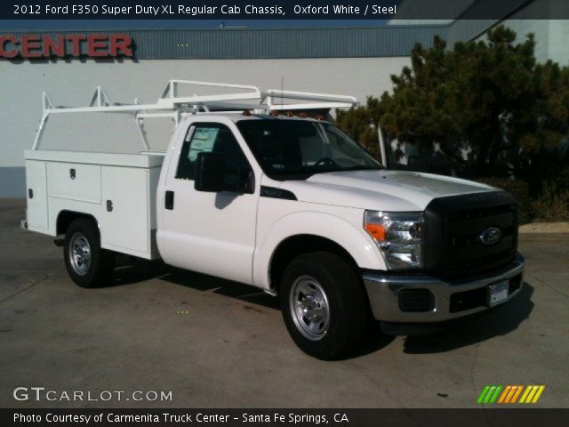 2012 Ford F350 Super Duty XL Regular Cab Chassis in Oxford White