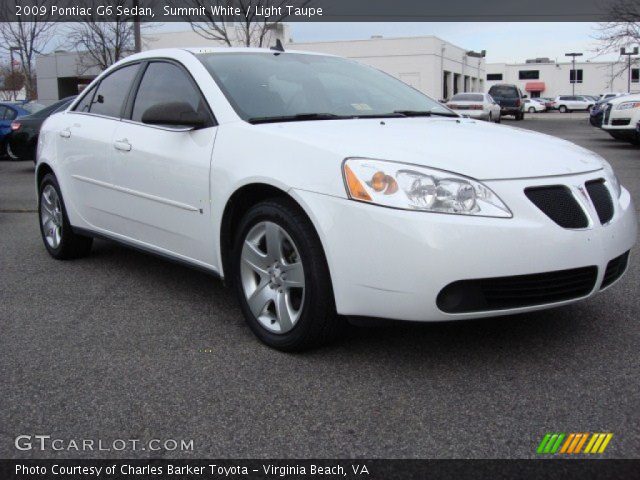 2009 Pontiac G6 Sedan in Summit White