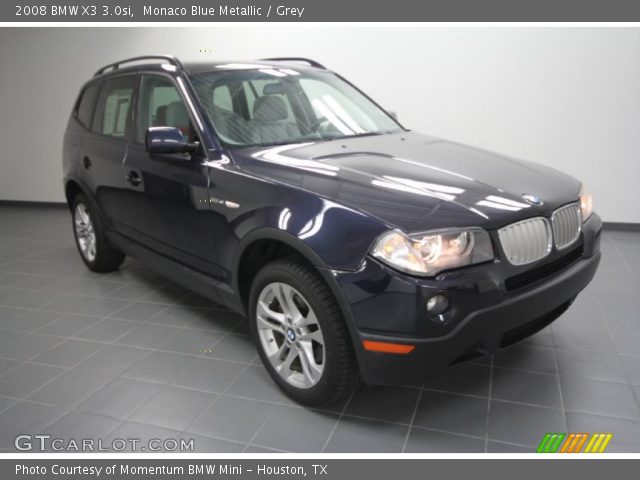 2008 BMW X3 3.0si in Monaco Blue Metallic