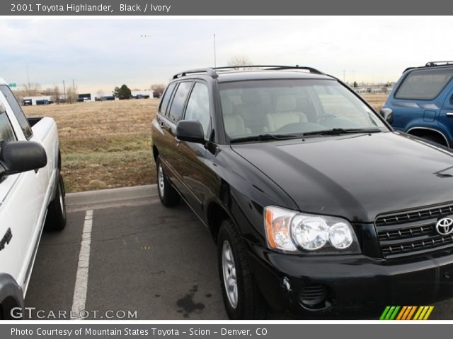 2001 Toyota Highlander  in Black