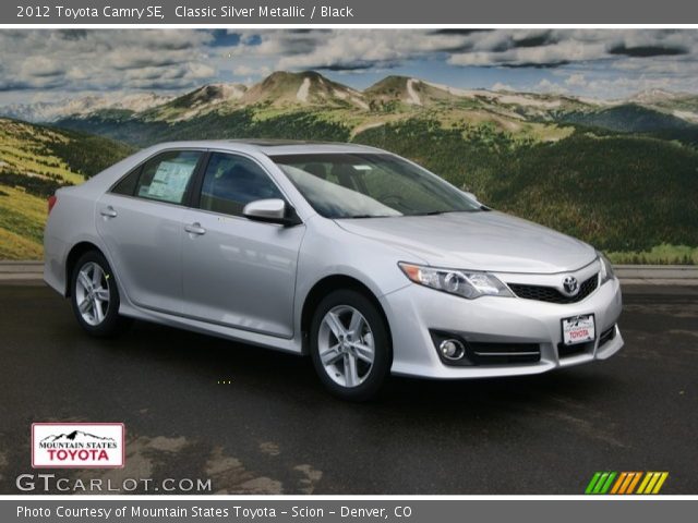 2012 Toyota Camry SE in Classic Silver Metallic