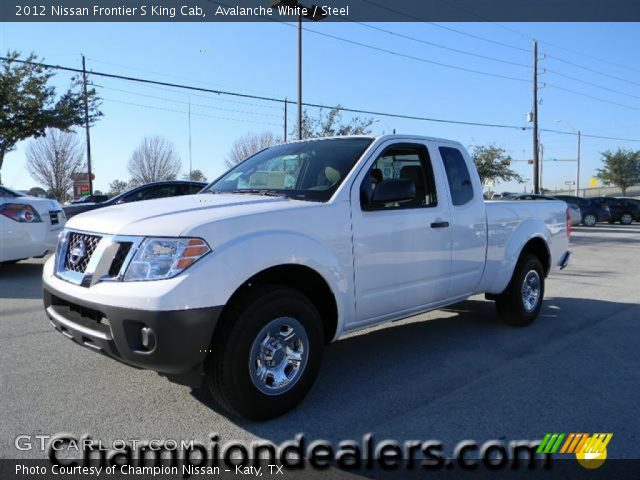 2012 Nissan Frontier S King Cab in Avalanche White
