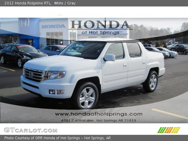 2012 Honda Ridgeline RTL in White