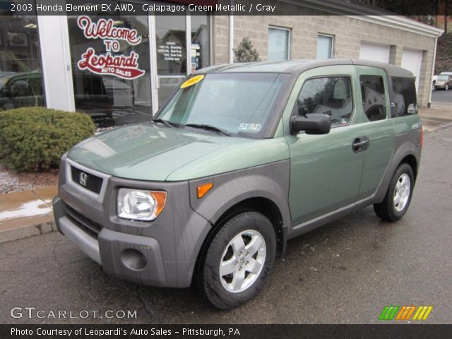 2003 Honda Element EX AWD in Galapagos Green Metallic