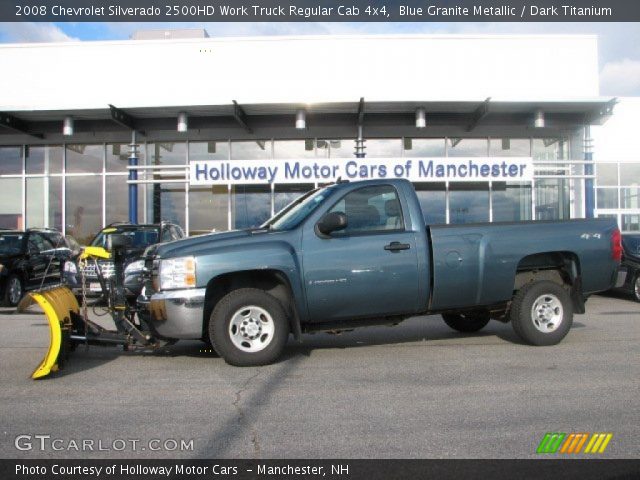 2008 Chevrolet Silverado 2500HD Work Truck Regular Cab 4x4 in Blue Granite Metallic