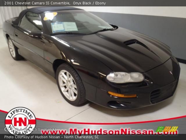 2001 Chevrolet Camaro SS Convertible in Onyx Black