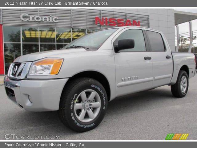 2012 Nissan Titan SV Crew Cab in Brilliant Silver