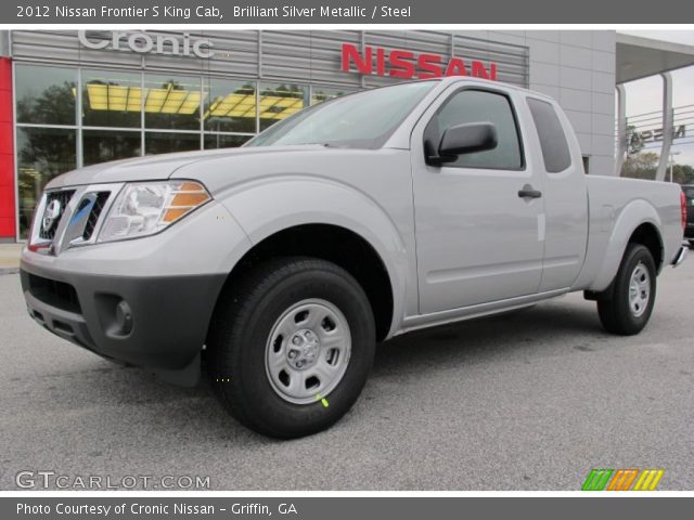 2012 Nissan Frontier S King Cab in Brilliant Silver Metallic