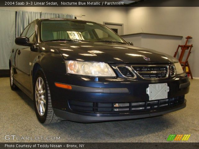 2004 Saab 9-3 Linear Sedan in Nocturne Blue Metallic