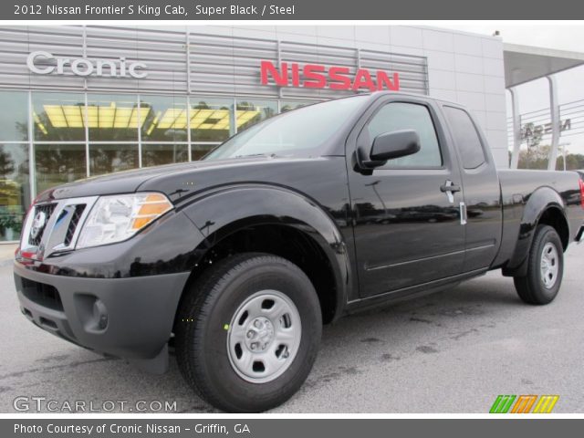 2012 Nissan Frontier S King Cab in Super Black