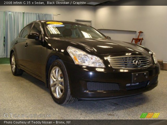 2008 Infiniti G 35 x Sedan in Black Obsidian