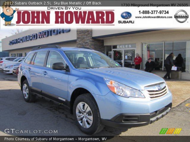 2012 Subaru Outback 2.5i in Sky Blue Metallic
