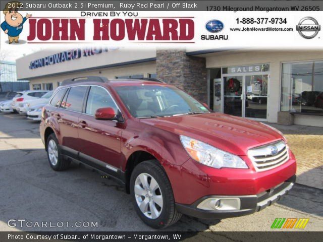 2012 Subaru Outback 2.5i Premium in Ruby Red Pearl