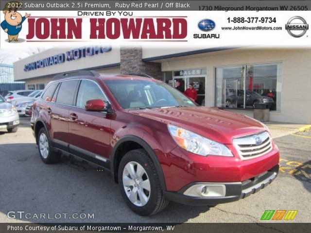 2012 Subaru Outback 2.5i Premium in Ruby Red Pearl