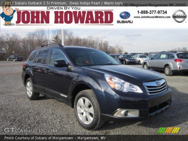 2012 Subaru Outback 2.5i Premium in Deep Indigo Pearl