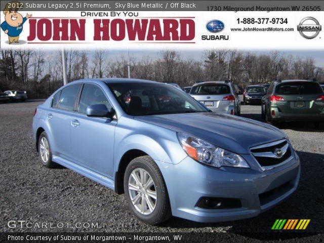 2012 Subaru Legacy 2.5i Premium in Sky Blue Metallic