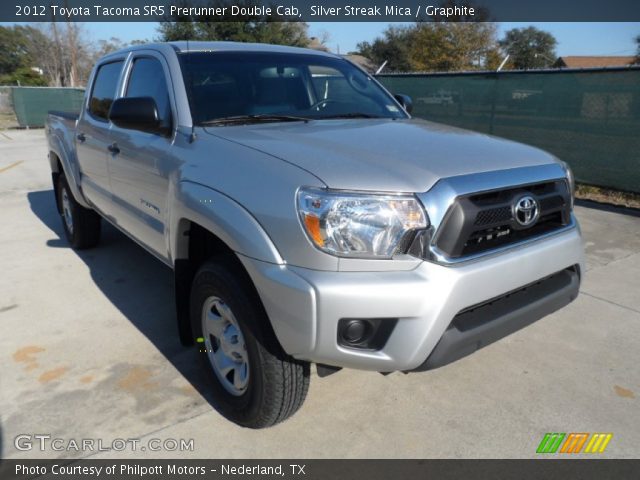 2012 Toyota Tacoma SR5 Prerunner Double Cab in Silver Streak Mica