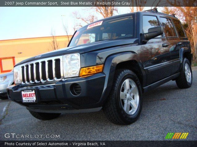 2007 Jeep Commander Sport in Steel Blue Metallic