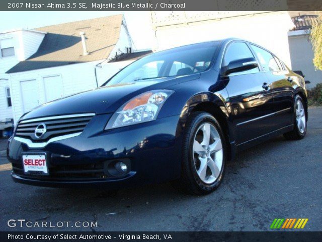 2007 Nissan Altima 3.5 SE in Majestic Blue Metallic