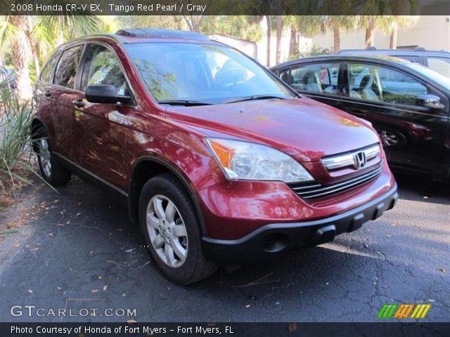 2008 Honda CR-V EX in Tango Red Pearl