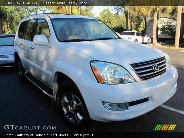 2008 Lexus GX 470 in Blizzard White Pearl