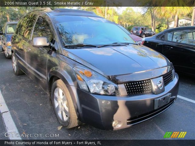 2006 Nissan Quest 3.5 SE in Smoke Metallic