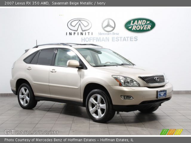 2007 Lexus RX 350 AWD in Savannah Beige Metallic
