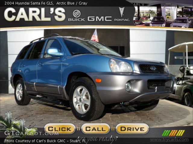 2004 Hyundai Santa Fe GLS in Arctic Blue