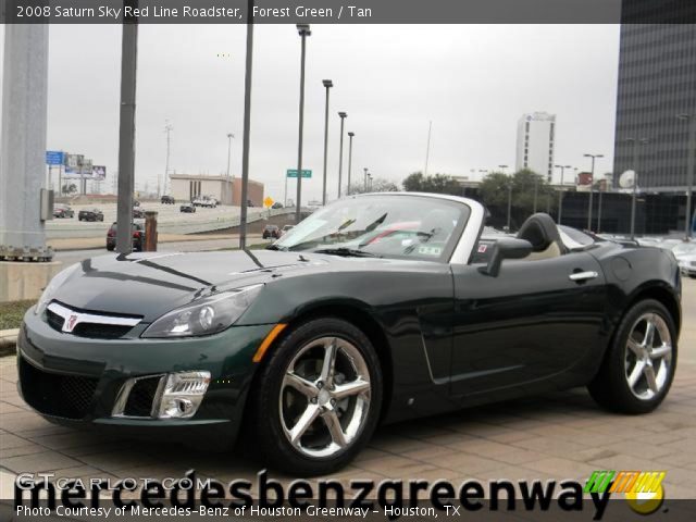 2008 Saturn Sky Red Line Roadster in Forest Green