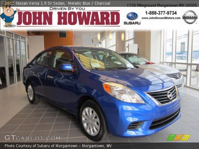 2012 Nissan Versa 1.6 SV Sedan in Metallic Blue