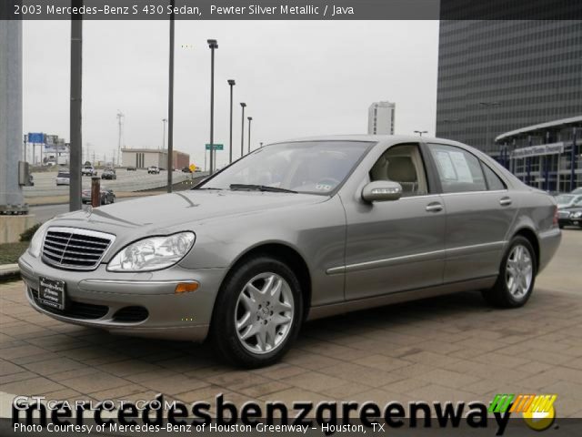 2003 Mercedes-Benz S 430 Sedan in Pewter Silver Metallic