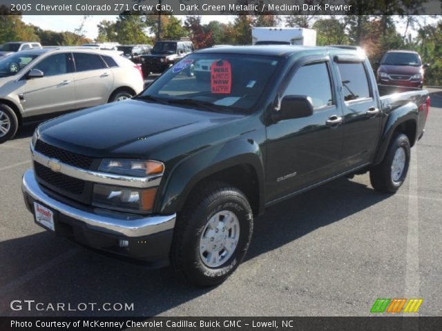 2005 Chevrolet Colorado Z71 Crew Cab in Dark Green Metallic